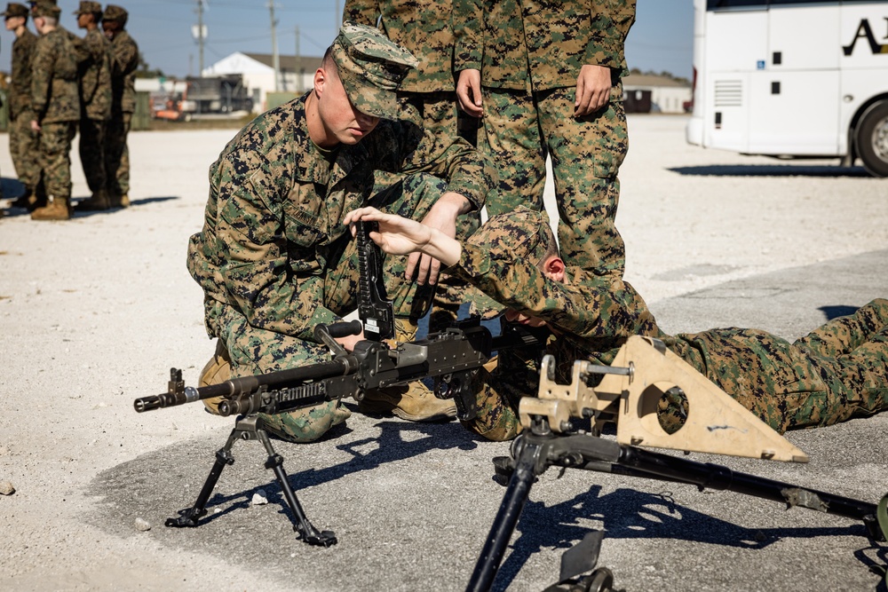 Ardrey Kell High School MCJROTC Visits Camp Lejeune