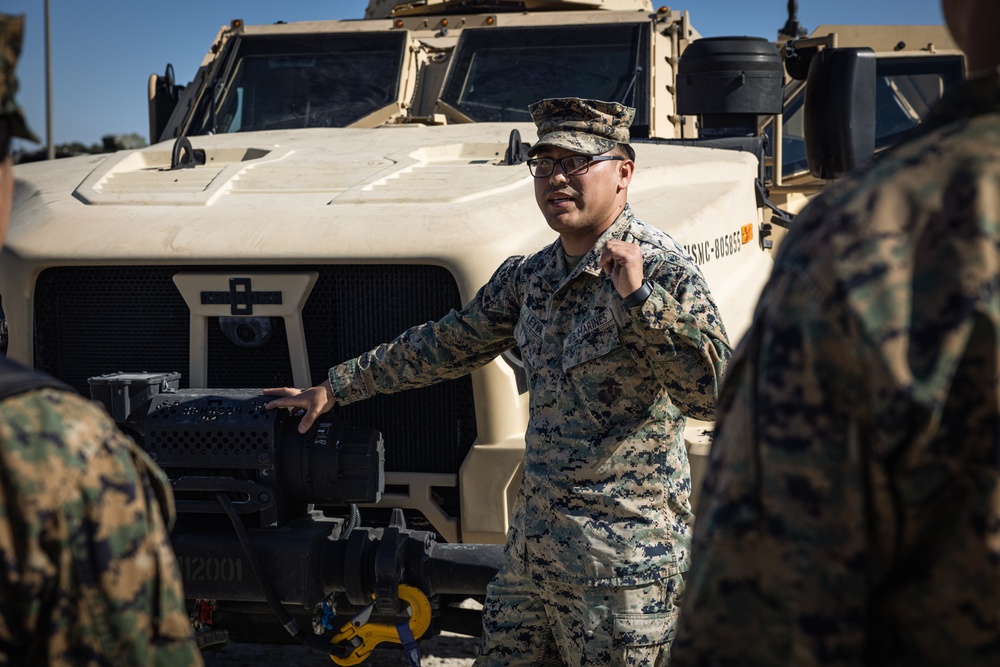 Ardrey Kell High School MCJROTC Visits Camp Lejeune