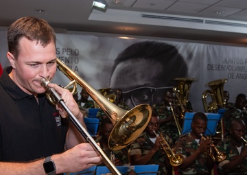 USAFE-AFAFRICA Band's 5 Star Brass Rehearses with Angolan Armed Forces Band