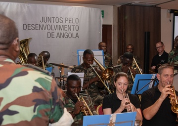 USAFE-AFAFRICA Band's 5 Star Brass Rehearses with Angolan Armed Forces Band
