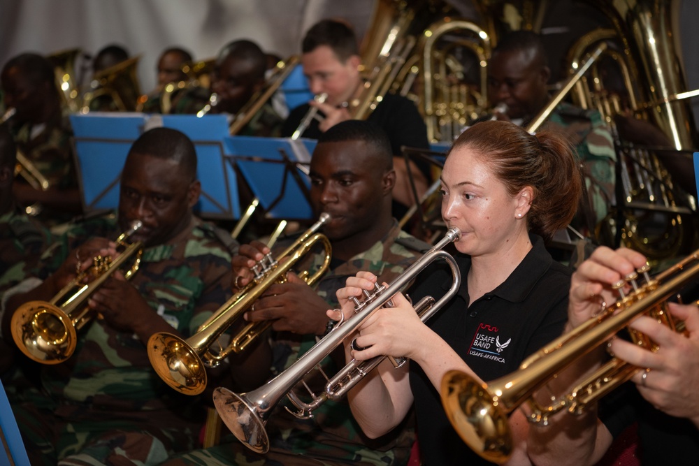 USAFE-AFAFRICA Band's 5 Star Brass Rehearses with Angolan Armed Forces Band