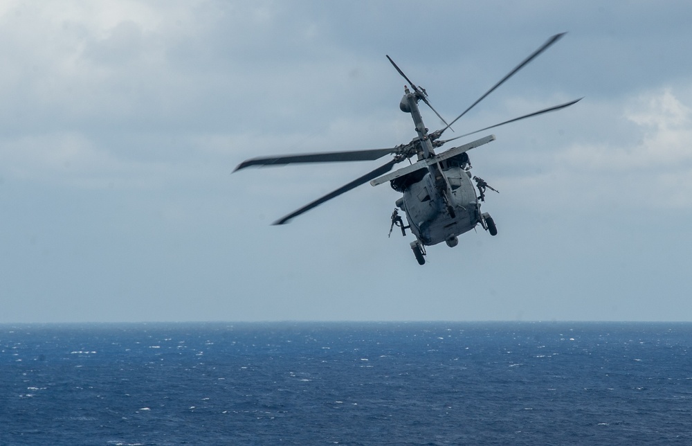 USS Ronald Reagan (CVN 76) conducts flight operations