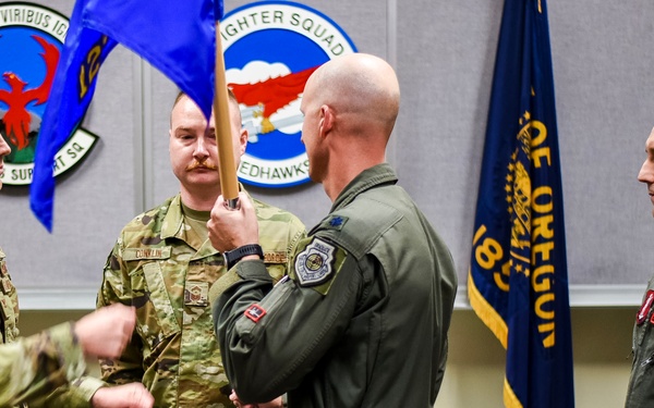 123rd Fighter Squadron Change of Command