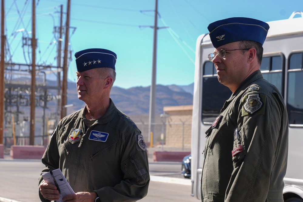 COMACC and ACC/CCC Visit Creech AFB