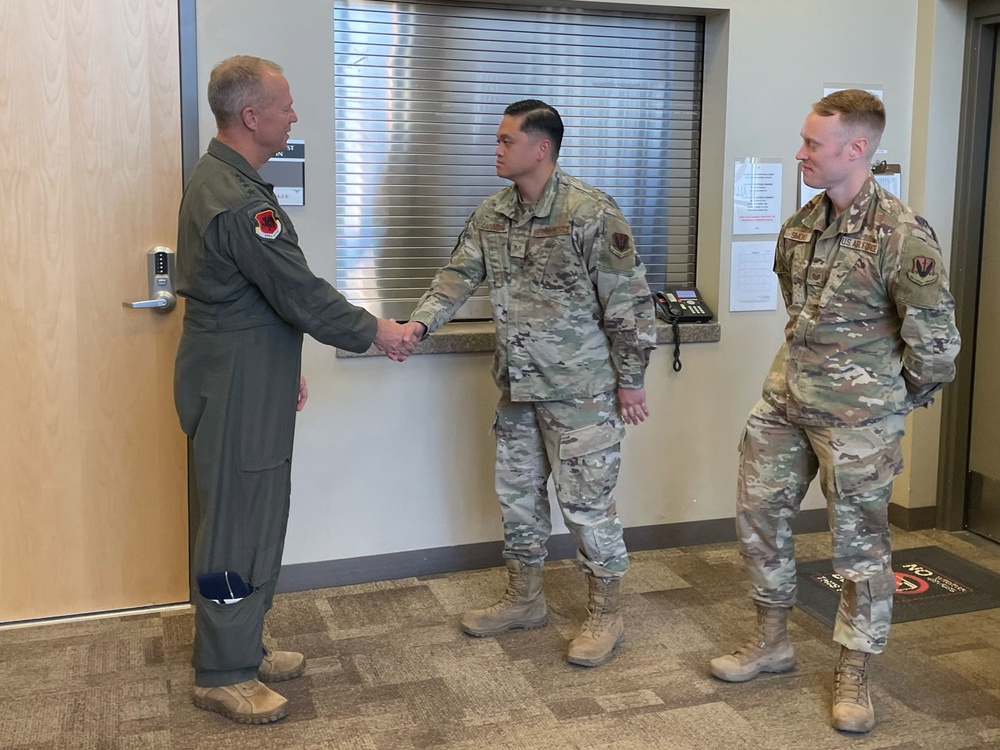 COMACC and ACC/CCC Visit Creech AFB