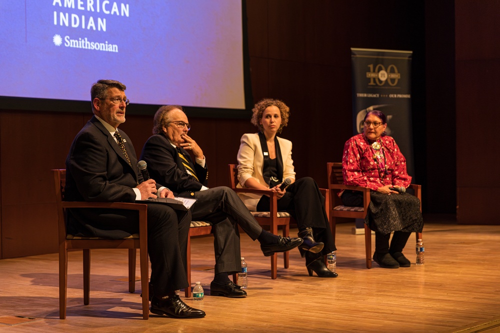 The American Battle Monuments Commission holds a centennial documentary screening at the National Museum of the American Indian