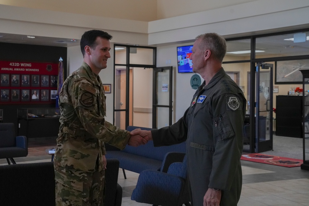 COMACC and ACC/CCC Visit Creech AFB