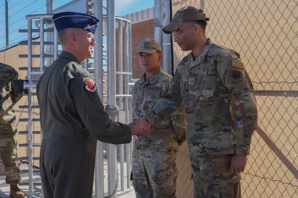 COMACC and ACC/CCC Visit Creech AFB