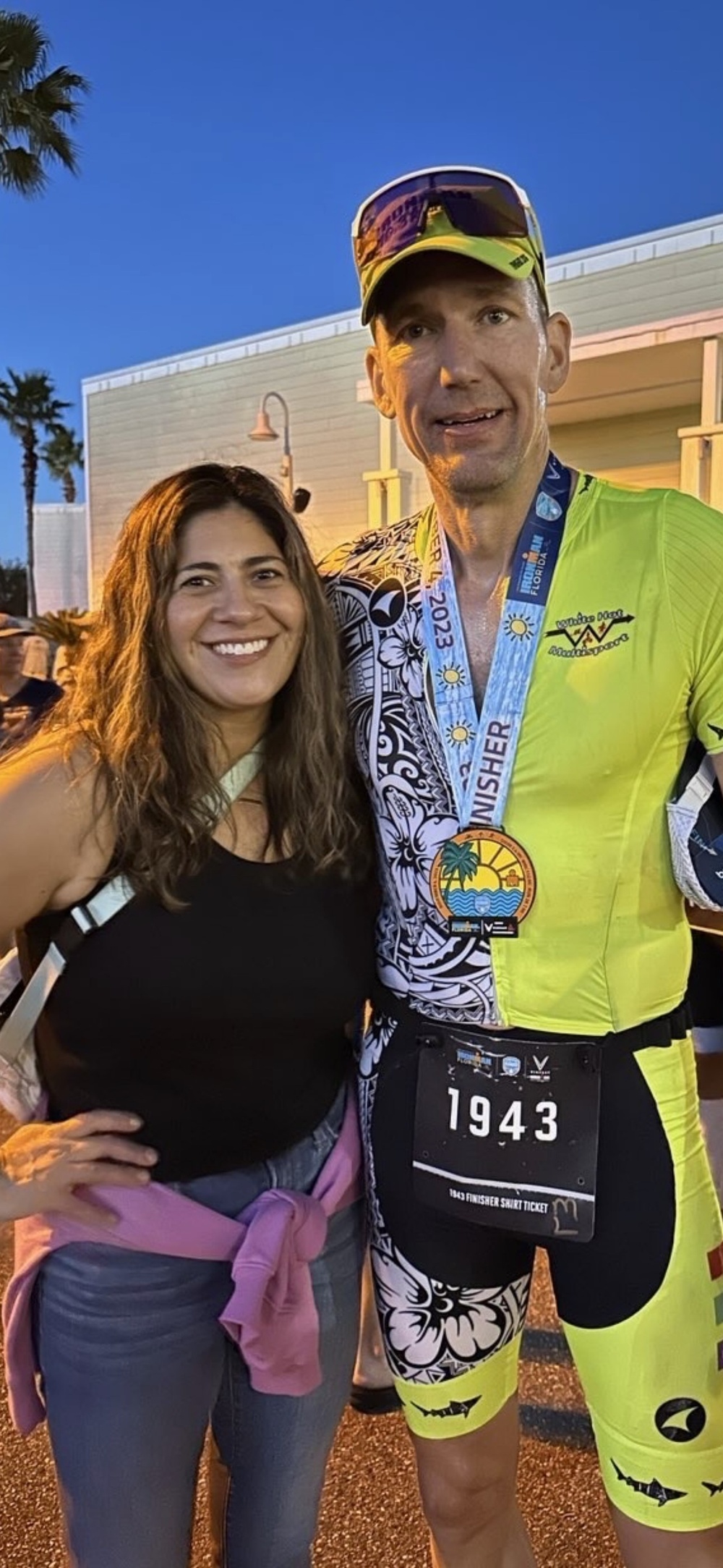 LCDR Aaron Cagley Ironman Florida finisher