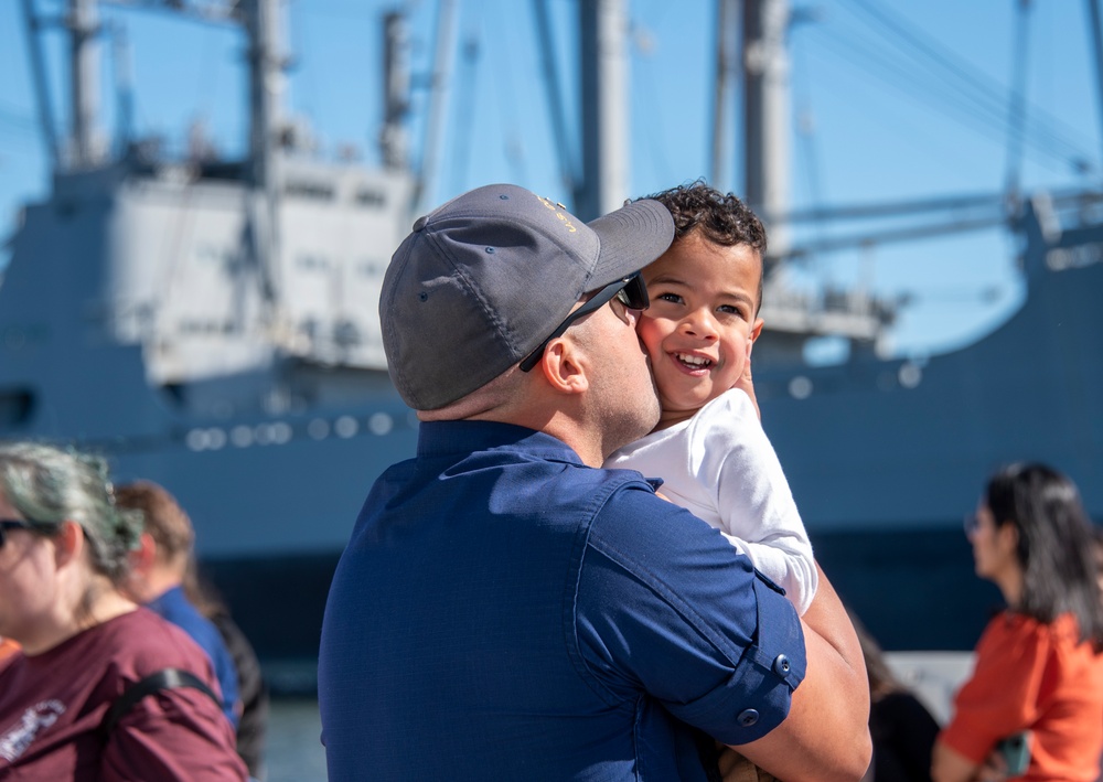 Coast Guard Cutter James Returns Home