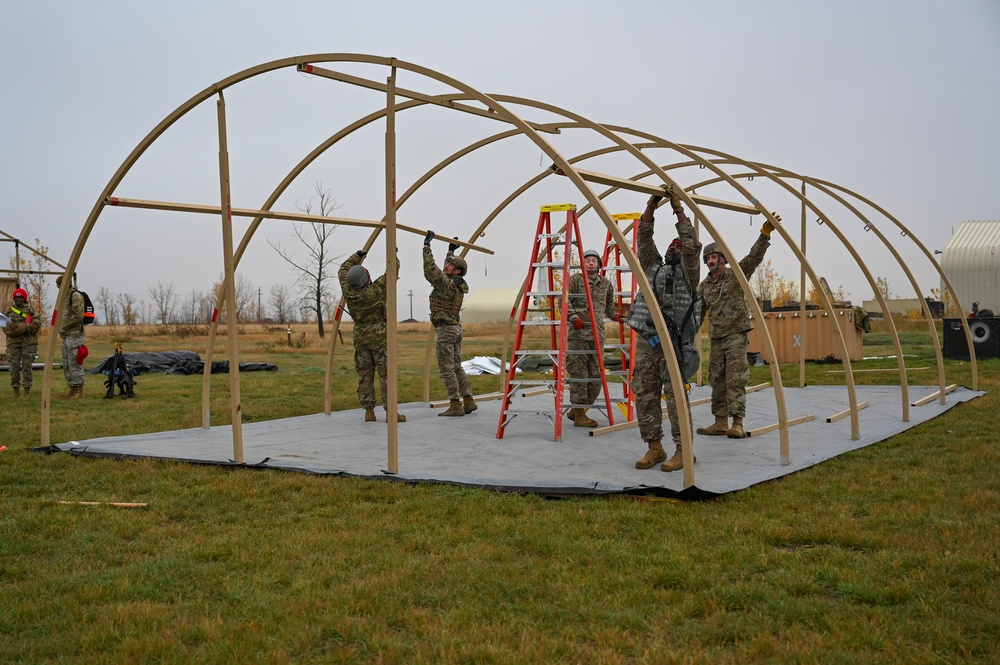 819th RED HORSE Squadron completes field training exercise, prepares for unit validation