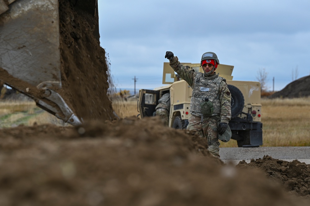 819th RED HORSE Squadron completes field training exercise, prepares for unit validation