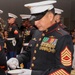 Marines with Marine Corps Combat Service Support Schools celebrate the 248th Marine Corps birthday