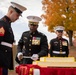 Sergeant Major of the Marine Corps attends the Marine Corps Base Quantico cake cutting ceremony as guest of honor