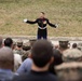 Sergeant Major of the Marine Corps attends the Marine Corps Base Quantico cake cutting ceremony as guest of honor