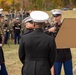 Sergeant Major of the Marine Corps attends the Marine Corps Base Quantico cake cutting ceremony as guest of honor