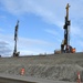 Construction Equipment atop Moose Creek Dam