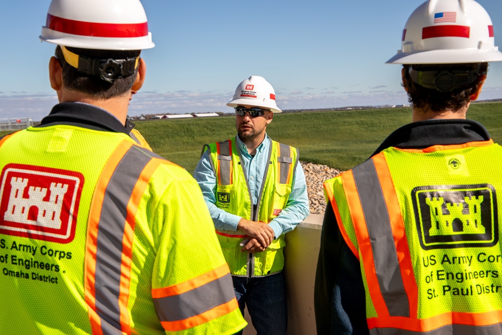 Fargo-Moorhead Metropolitan Area Flood Risk Management Project site visit