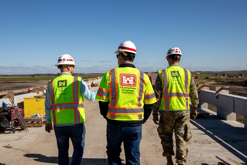 Fargo-Moorhead Metropolitan Area Flood Risk Management Project site visit