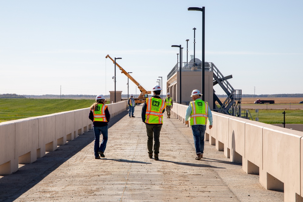 Site visit to Fargo-Moorhead Metropolitan Area Flood Risk Management Project