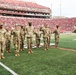 1st TSC Soldiers reenlist during Cardinal football’s ‘Salute to Service’ game