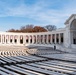 Veterans Day U.S. Flag Hanging at the Memorial Amphitheater