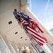 Veterans Day U.S. Flag Hanging at the Memorial Amphitheater