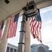 Veterans Day U.S. Flag Hanging at the Memorial Amphitheater