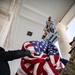 Veterans Day U.S. Flag Hanging at the Memorial Amphitheater