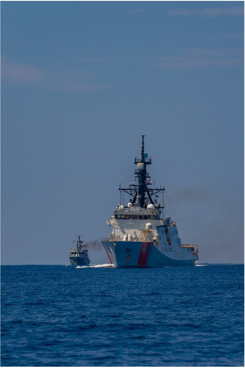 U.S. Coast Guard Cutter James returns from Eastern Pacific patrol after interdicting 12,909 kilograms of cocaine, 7,107 pounds of marijuana