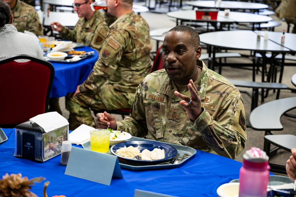 Command chief master sergeant of the Air National Guard visits the 182nd Airlift Wing Nov. 3, 2023