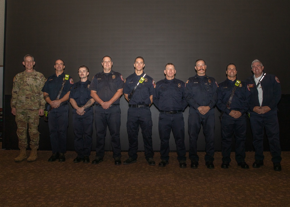 Heavy Rescue 1971, Fort Carson Fire Department, Coin Ceremony