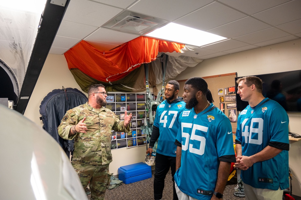 Jacksonville Jaguars get glimpse of airpower