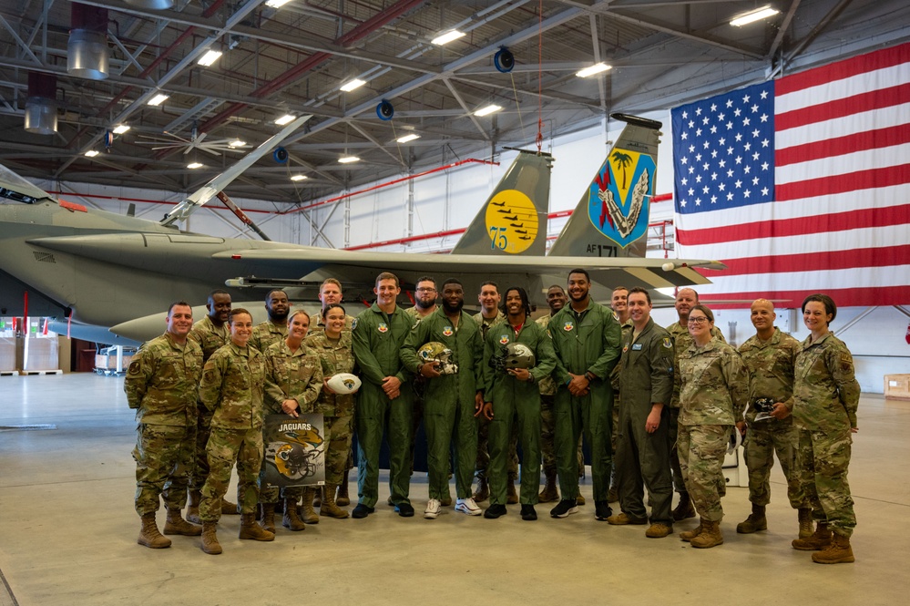 Jacksonville Jaguars get glimpse of airpower