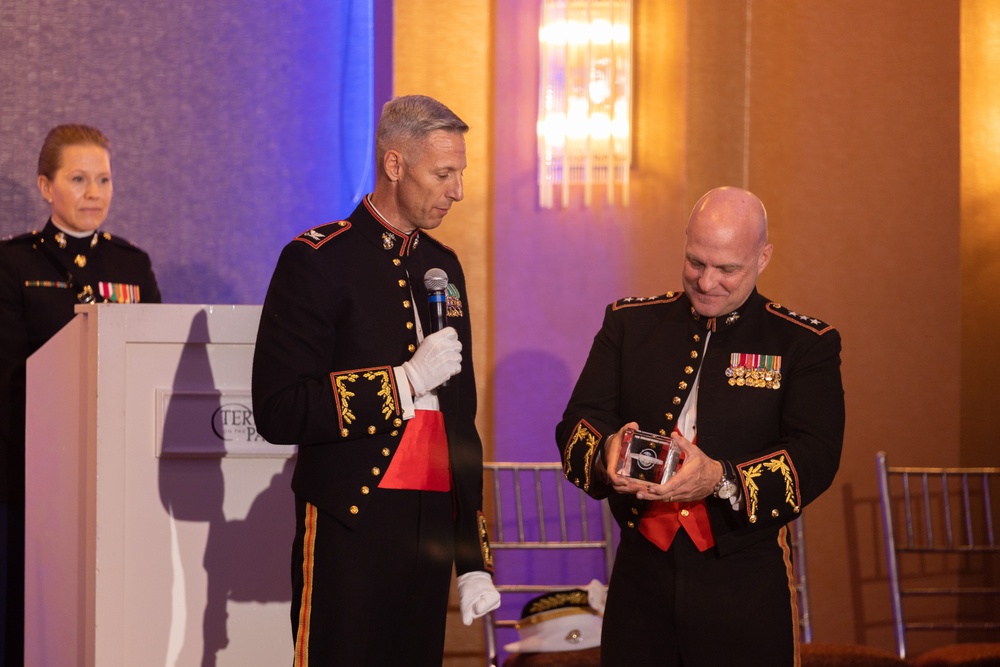 Lt. Gen. David G. Bellon attends MIU's Marine Corps Ball