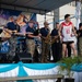 Pacific Partnership 2023 Band performs at Albert Park in Fiji