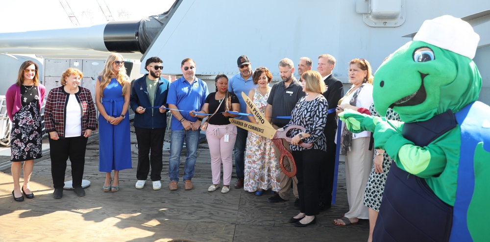 NAVFAC Southwest Celebrates Grand Opening of New Environmental Exhibit Onboard Battleship USS Iowa Museum