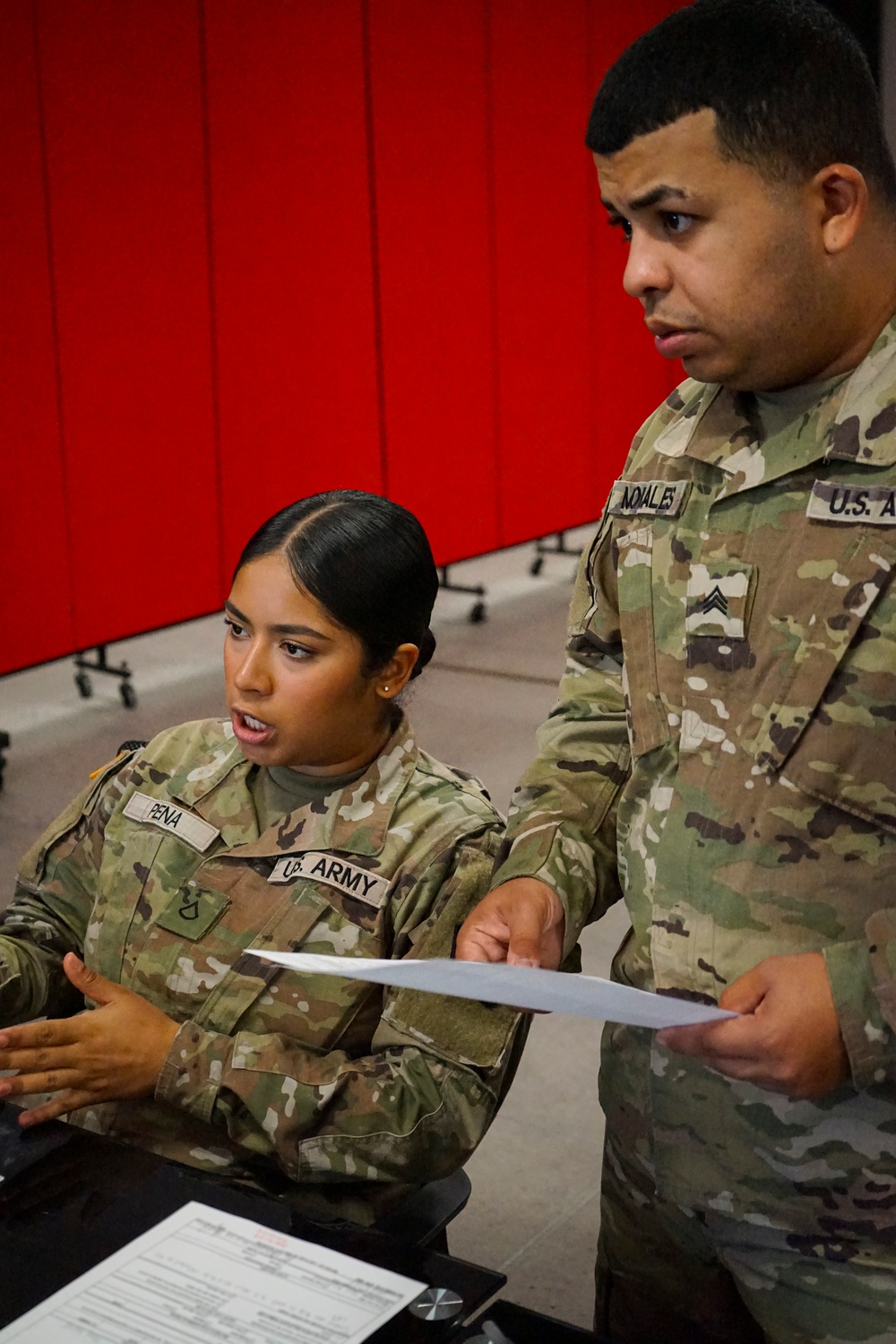 1-374 FMSD Conducting Training on North Ft. Cavazos