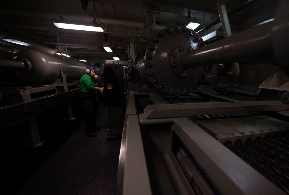 Arresting Gear Watch Aboard CVN 71