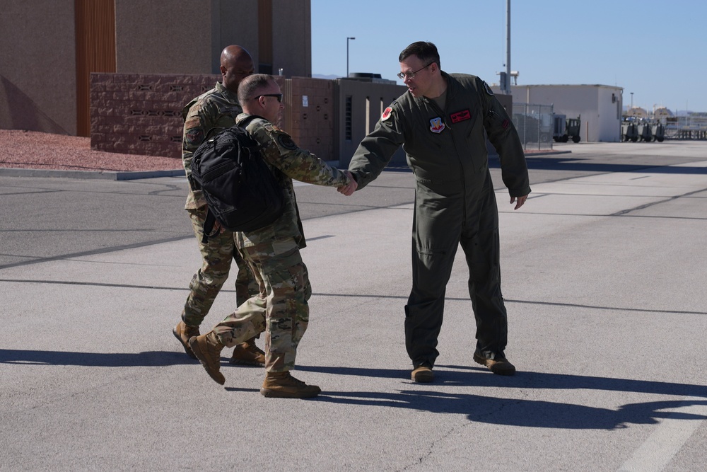 COMACC and ACC/CCC Visit Creech AFB