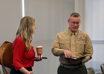 Marine Corps Installations Command Leaders Meet with Marine Corps Spouses and Community Leaders