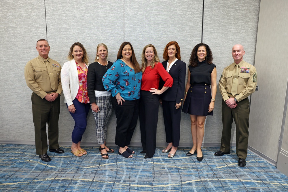 Marine Corps Installations Command Leaders Meet with Marine Corps Spouses and Community Leaders