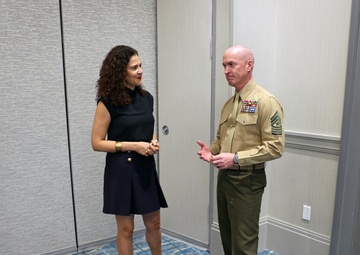 Marine Corps Installations Command Leaders Meet with Marine Corps Spouses and Community Leaders