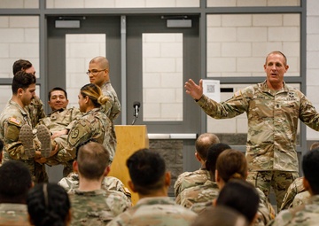 Command sergeant major of Army National Guard inspires, enlightens in Las Vegas visit
