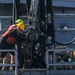 USS Shoup conducts replenishment-at-sea with USNS Carl Brashear