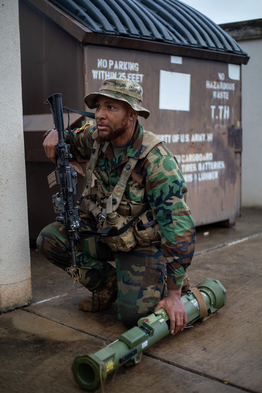 US Soldiers attack objective during JPMRC 24-01