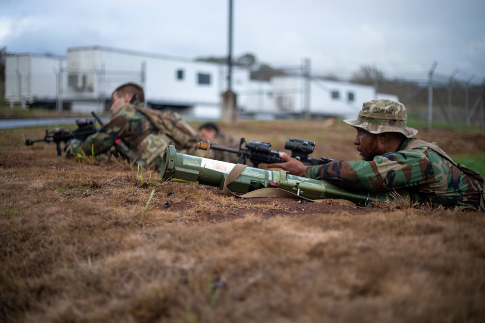 US Soldiers attack objective during JPMRC 24-01