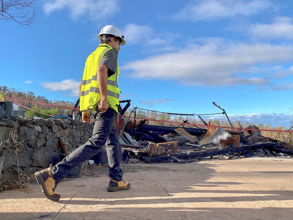 USACE begins Phase 2 debris removal in Kula, HI