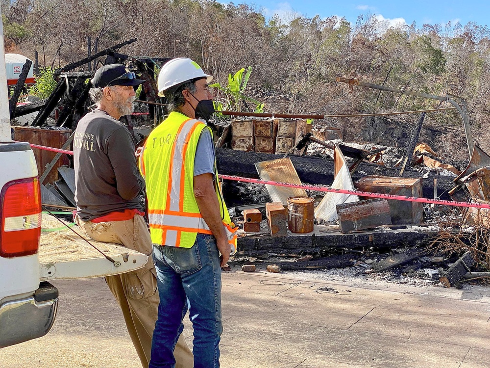 USACE begins Phase 2 debris removal in Kula, HI