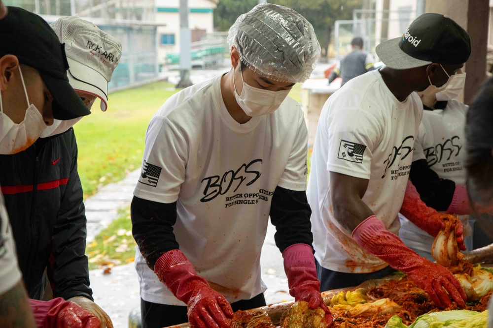 Camp Casey BOSS program hosts kimchi making event